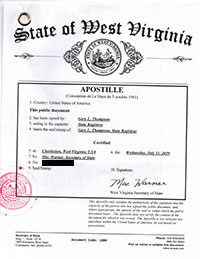 apostille-west-virginia